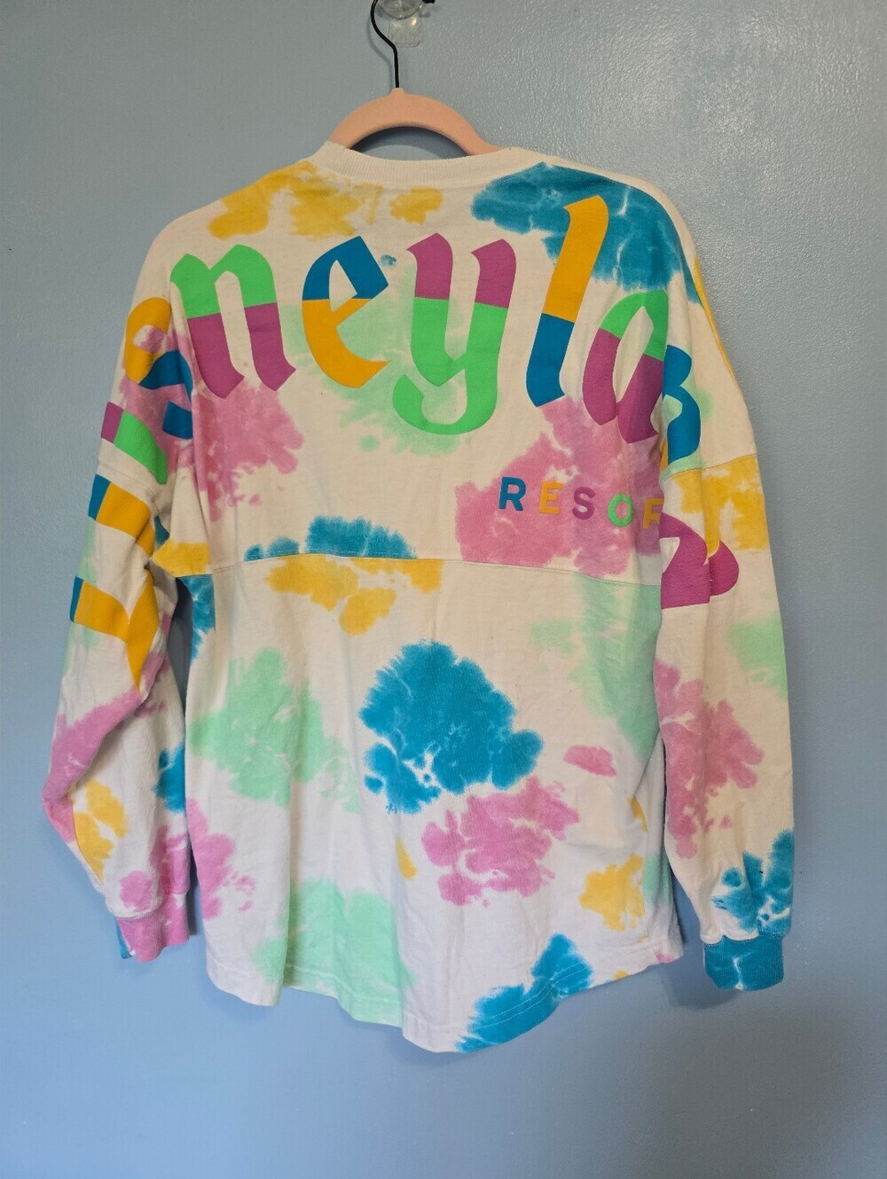 Spirit Jersey Disneyland Resort Womens Tie-Dye Long Sleeve T-shirt XS